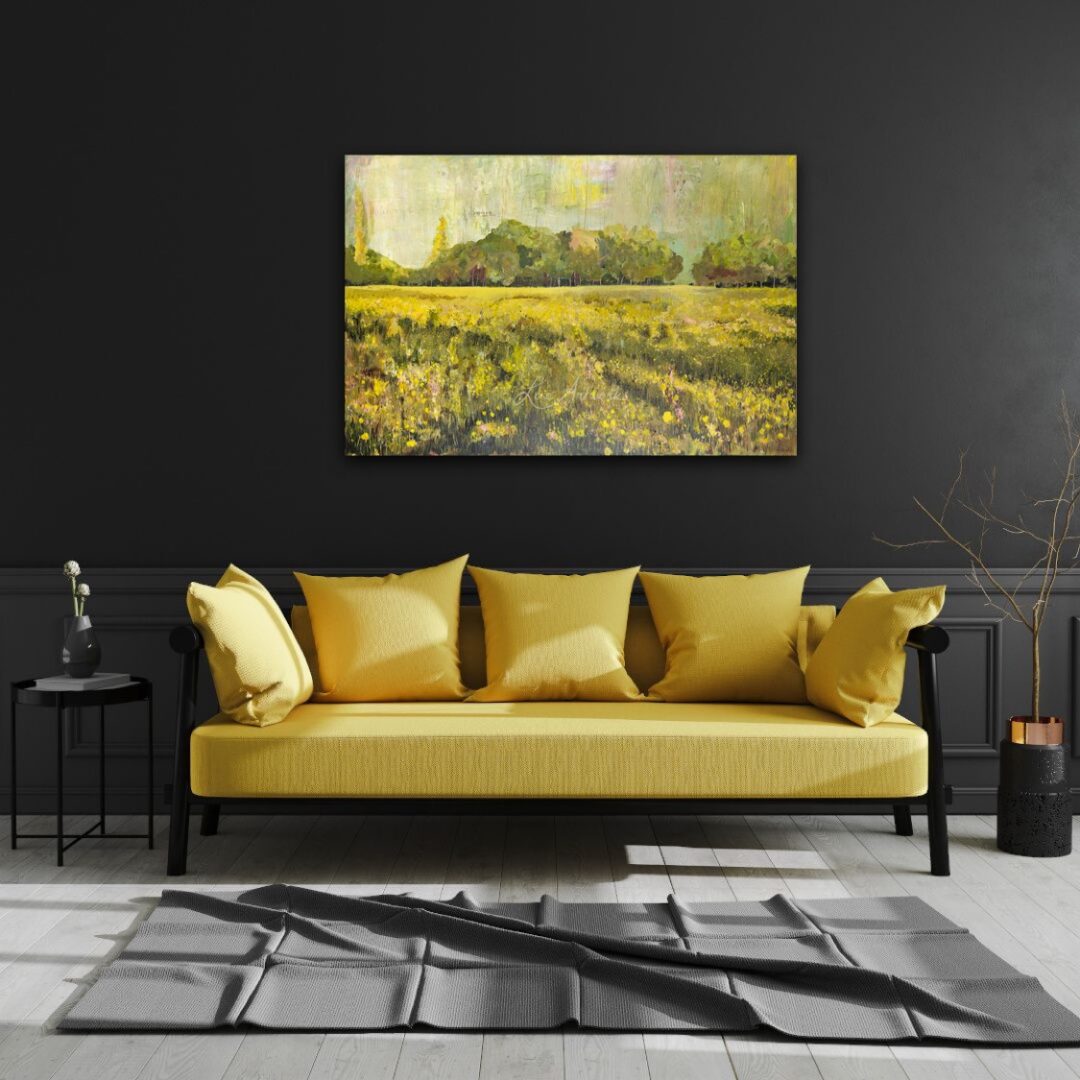 Deze afbeelding toont het schilderij Duinlandschap van Marloes Bloedjes.